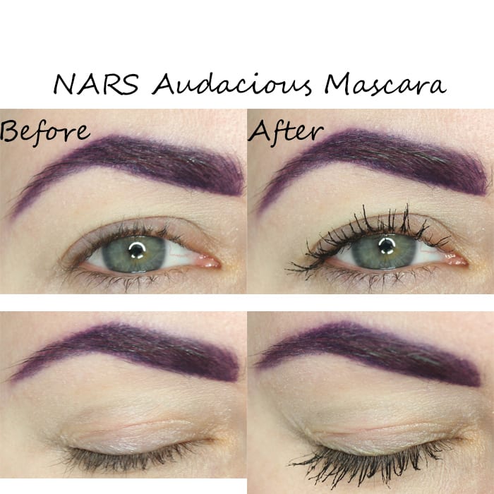 NARS Audacious Mascara Review Before and After