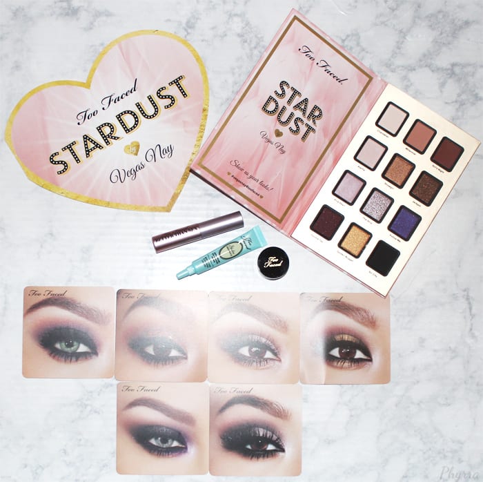 Too Faced Stardust Vegas Nay Set Palette Review Swatches Video