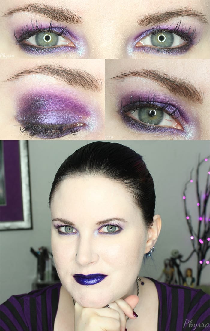 purple makeup tutorial