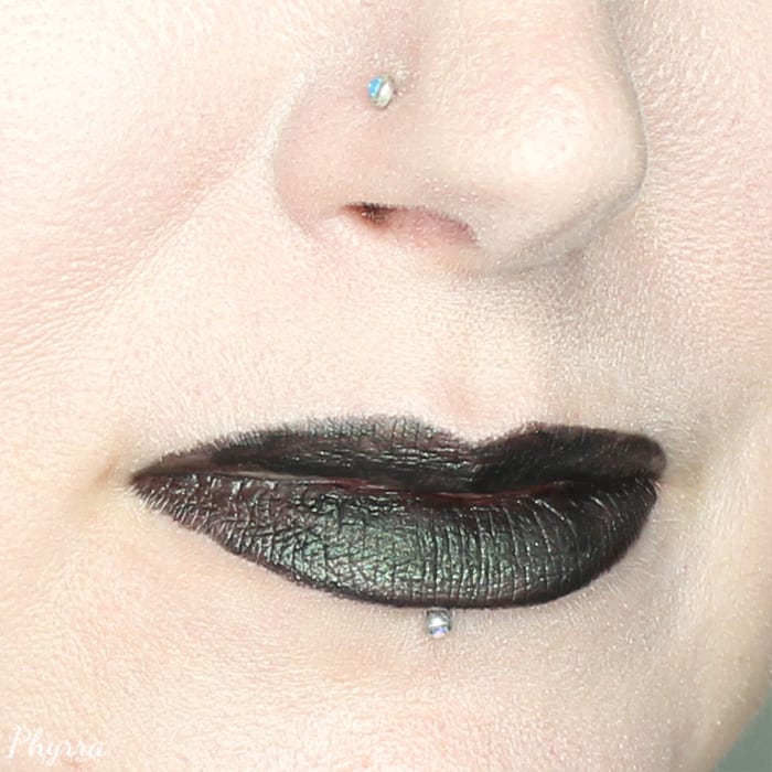 Fyrinnae Cauldron Smoke Lip Swatch