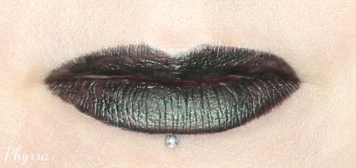 Fyrinnae Cauldron Smoke Lip Swatch