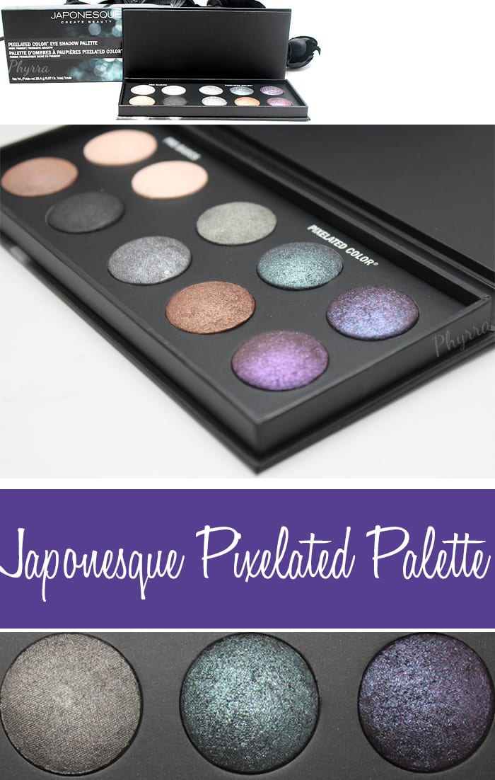 Japonesque Pixelated Color Eye Shadow Palette Review Video Swatches