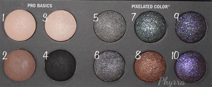 Japonesque Pixelated Color Eye Shadow Palette Review Swatches Video