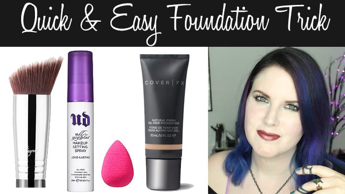 Quick and Easy Way to Apply Liquid Foundation with a Setting Spray