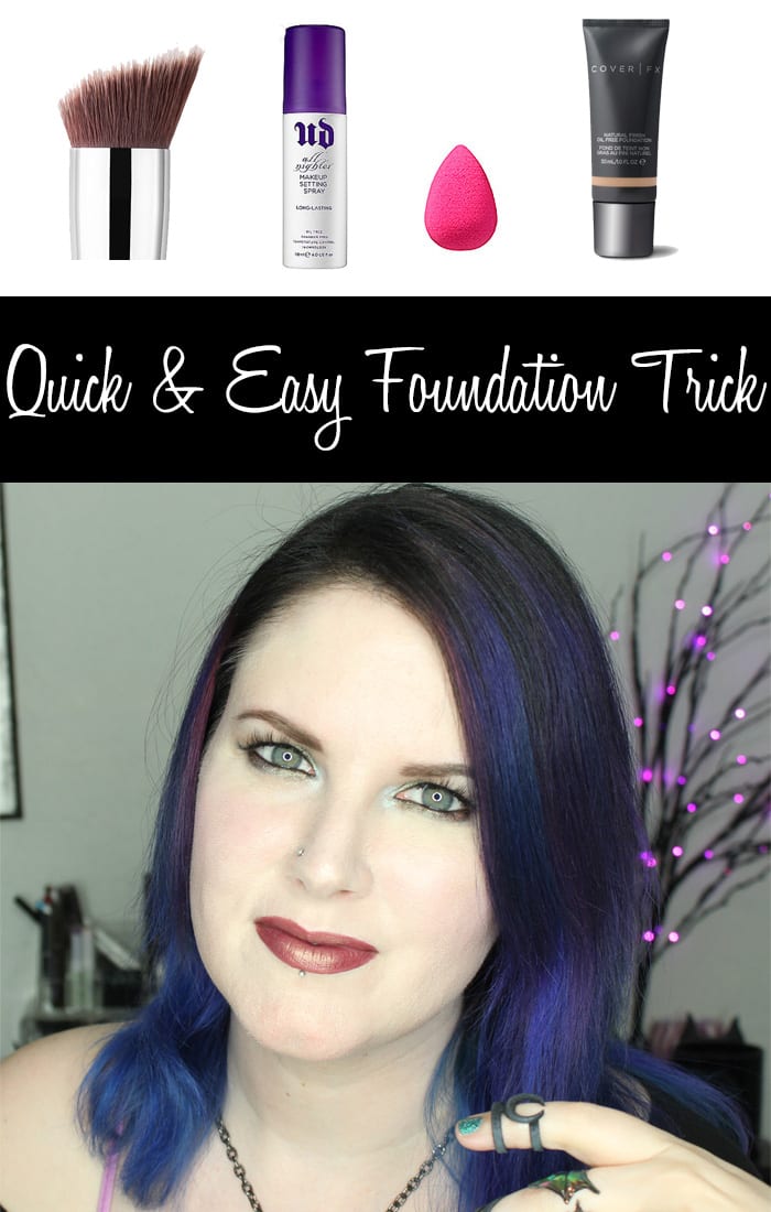 Quick and Easy Way to Apply Liquid Foundation with a Setting Spray