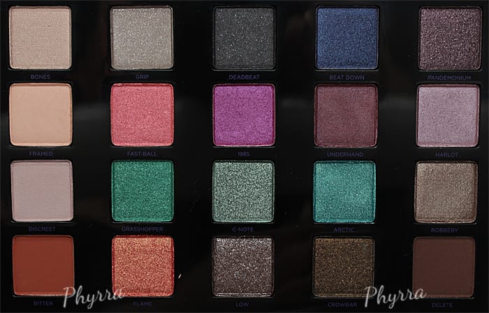 Urban Decay Vice 4 Review swatches