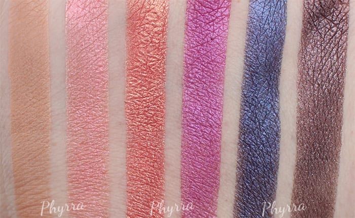 Urban Decay Vice 4 Swatches
