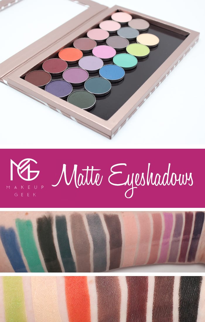 Makeup Geek Matte Eyeshadows Review