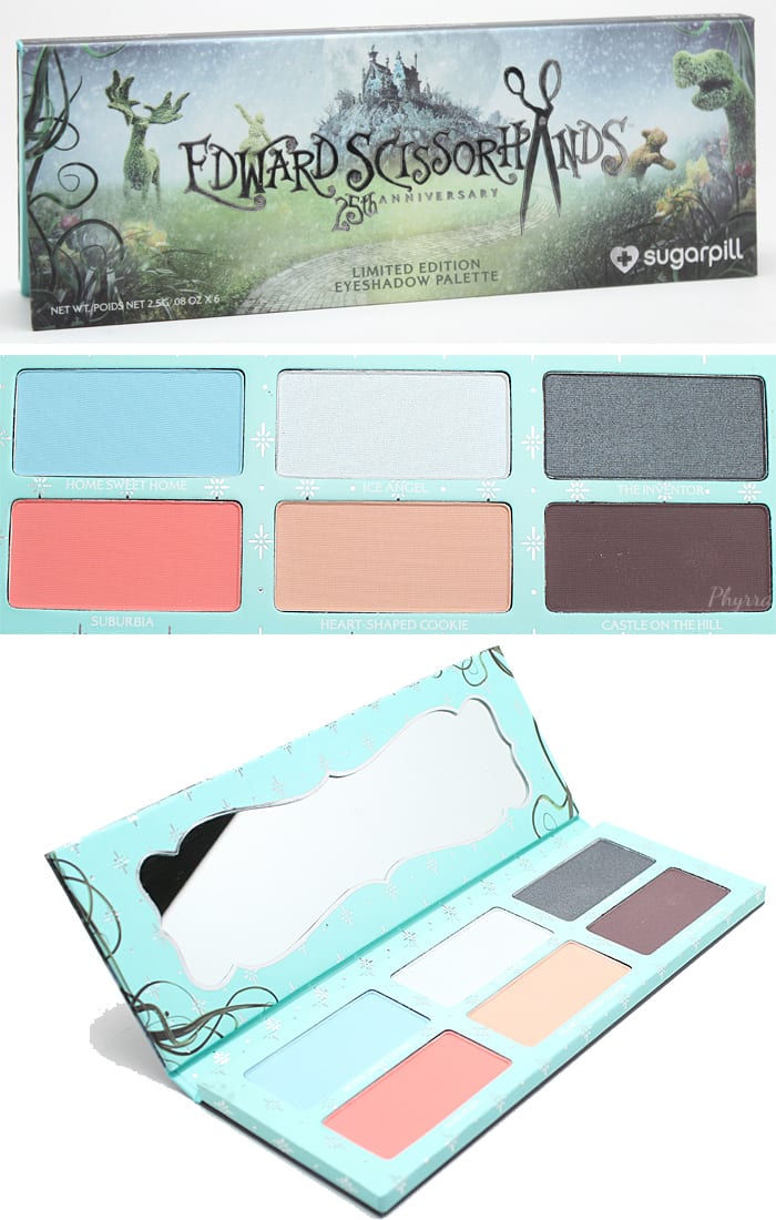 Sugarpill Edward Scissorhands Palette Review and Swatches