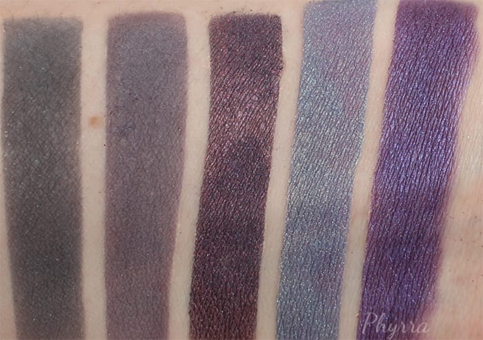 Aromaleigh Purple eyeshadows