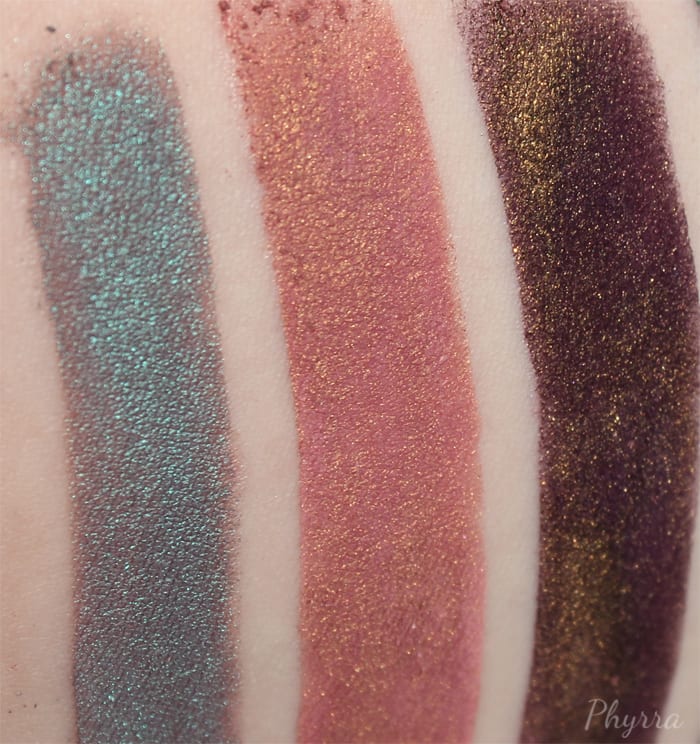 Femme Fatale Eyeshadow Swatches