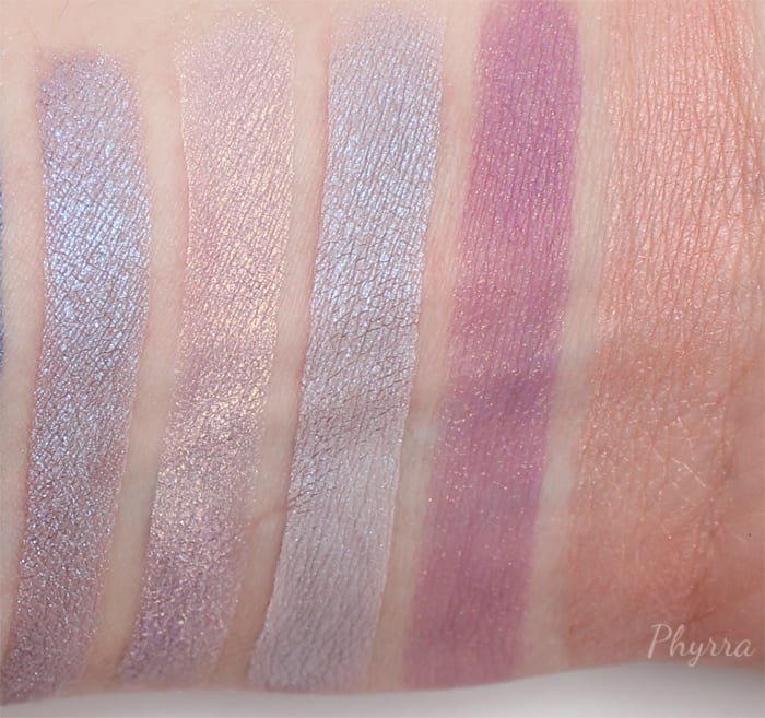 Femme Fatale Eyeshadow Swatches