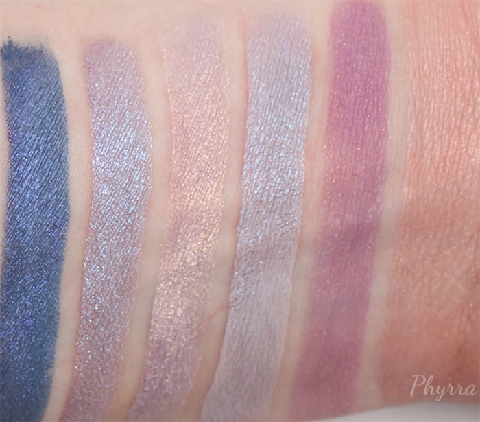 Femme Fatale Eyeshadow Swatches