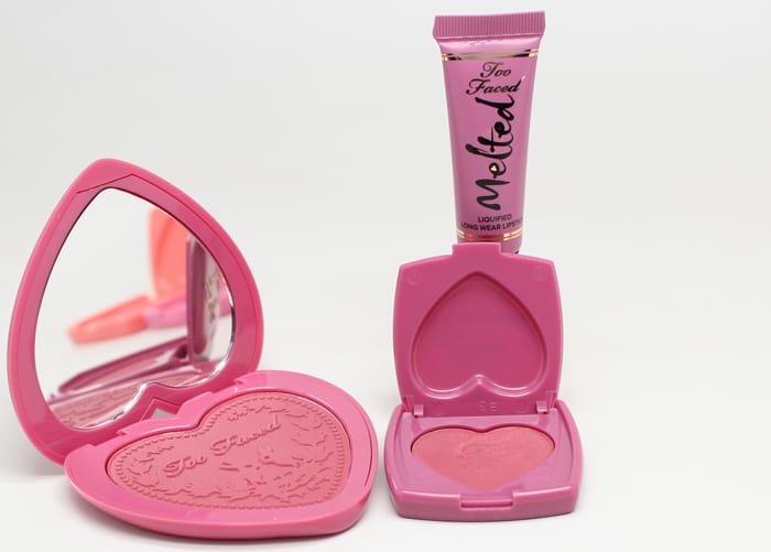 Too Faced Your Love is King blush and Fig melted lipstick
