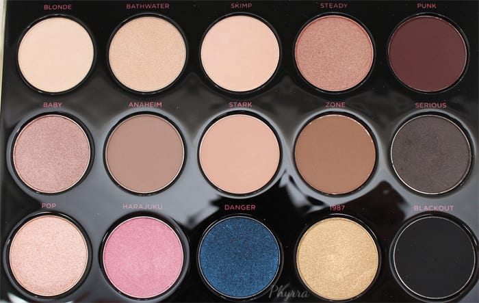 Urban Decay Gwen Stefani Palette Review and Swatches