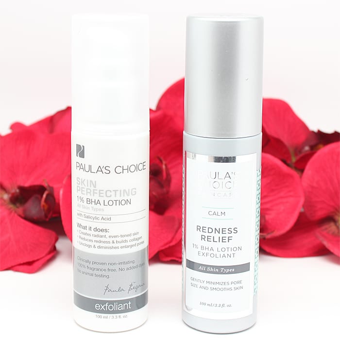 Paula's Choice BHA Lotion and Calm Redness Relief BHA Lotion Exfoliant