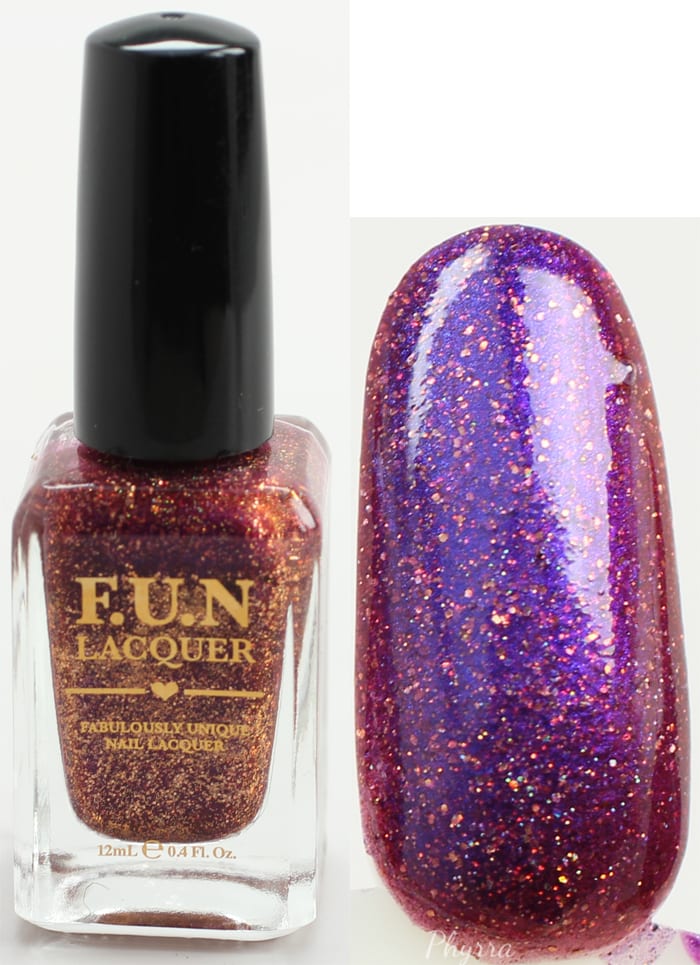 Fun Lacquer Cheers to the Holidays H swatch
