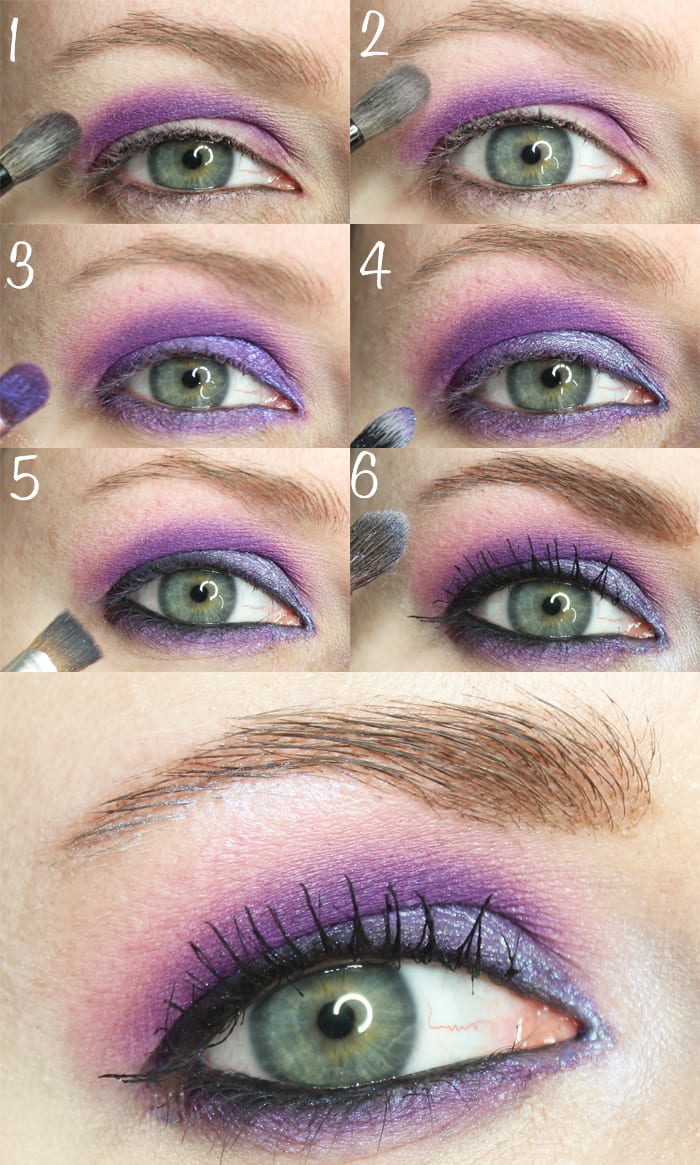 Purple Duochrome Dome Shape Makeup Tutorial