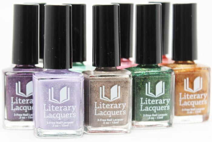 Literary Lacquers 2015 Community Collection swatches and Review