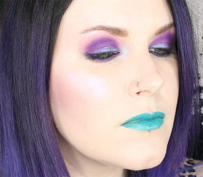 Purple Duochrome Dome Shape Makeup Tutorial