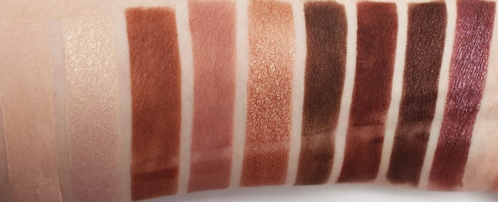 Too Faced Chocolate Bon Bons Palette Swatches