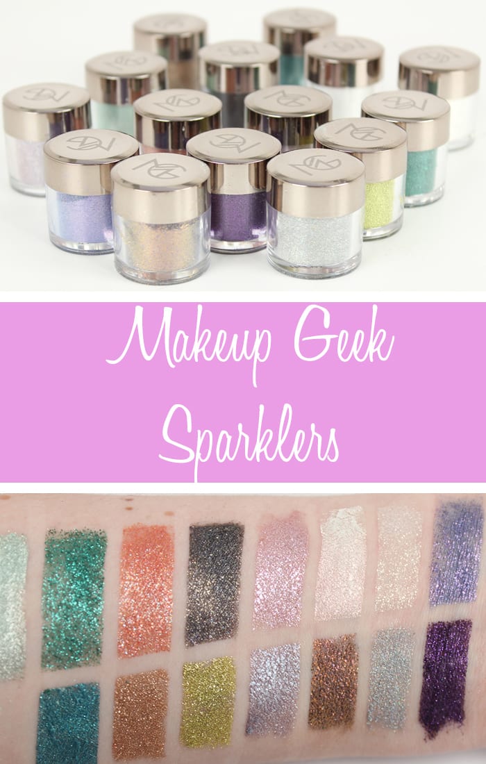 Makeup Geek Sparklers Swatches Review Thoughts