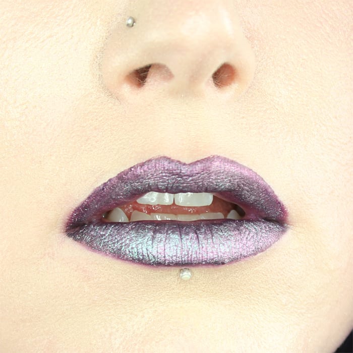 Makeup Geek Kaleidoscope and Mood Ring on Anastasia Beverly Hills Potion Lipstick