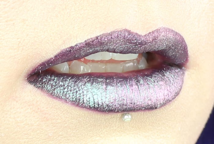 Makeup Geek Kaleidoscope and Mood Ring on Anastasia Beverly Hills Potion Lipstick