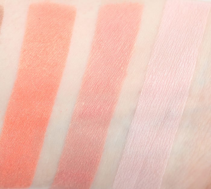 Saucebox Eyeshadow Singles swatches