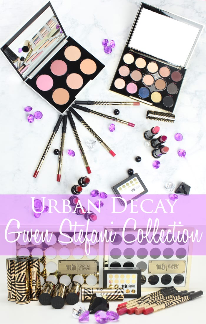 Urban Decay Gwen Stefani Makeup Collection swatches