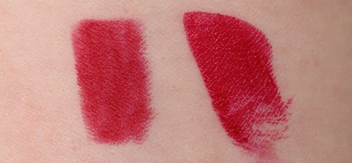 Urban Decay Rock Steady Pencil and Lipstick Swatch