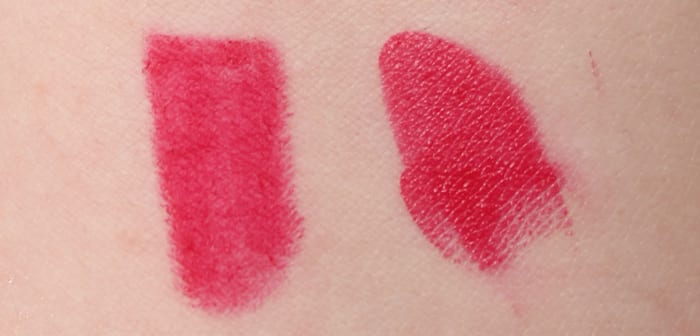 Urban Decay Wonderland Pencil and Lipstick Swatch