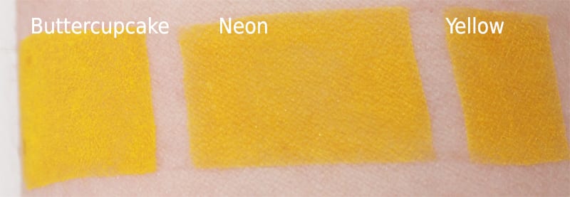 Melt Cosmetics Neon Dupes