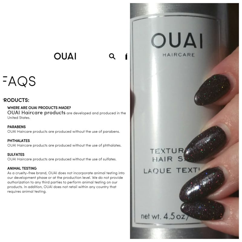 Ouai Haircare is cruelty free