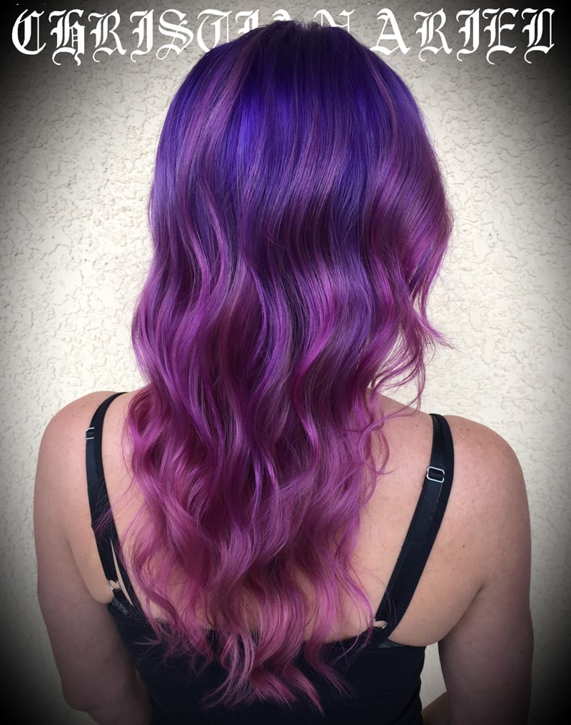 Pravana Pink Purple Ripple Hair