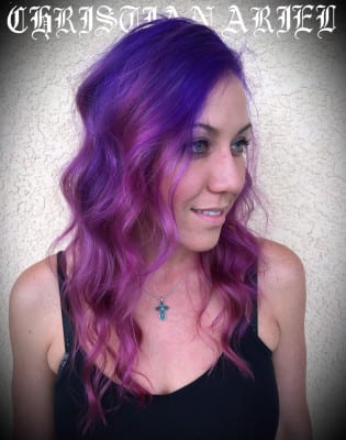 Pravana Pink Purple Ripple Hair