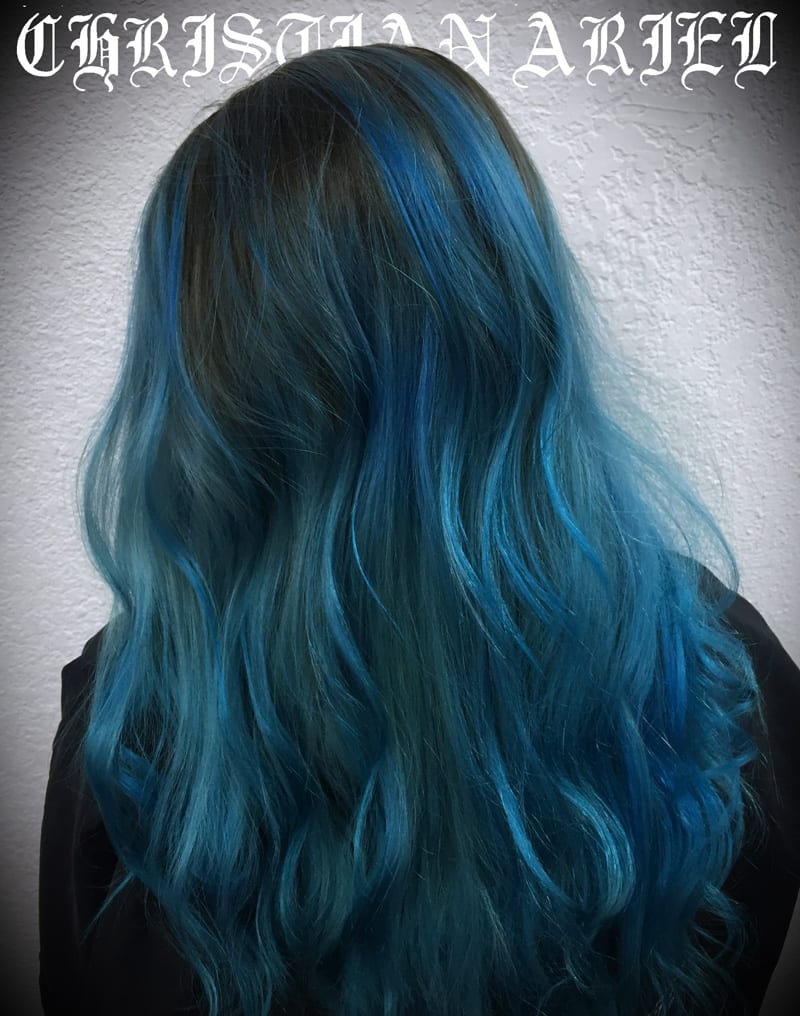 Dark Bayalage Pravana Blue