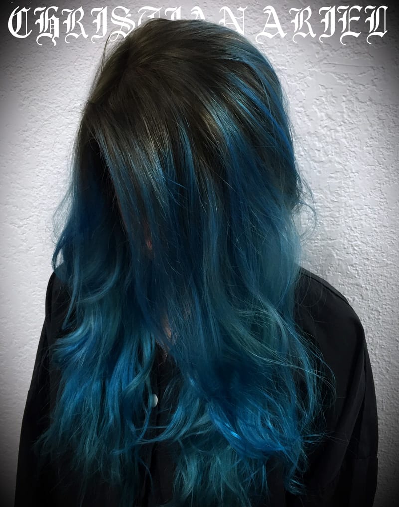 Dark Bayalage Pravana Blue