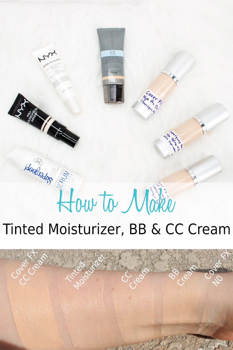 How to Make Your Own Tinted Moisturizer, DIY BB Cream and CC Cream