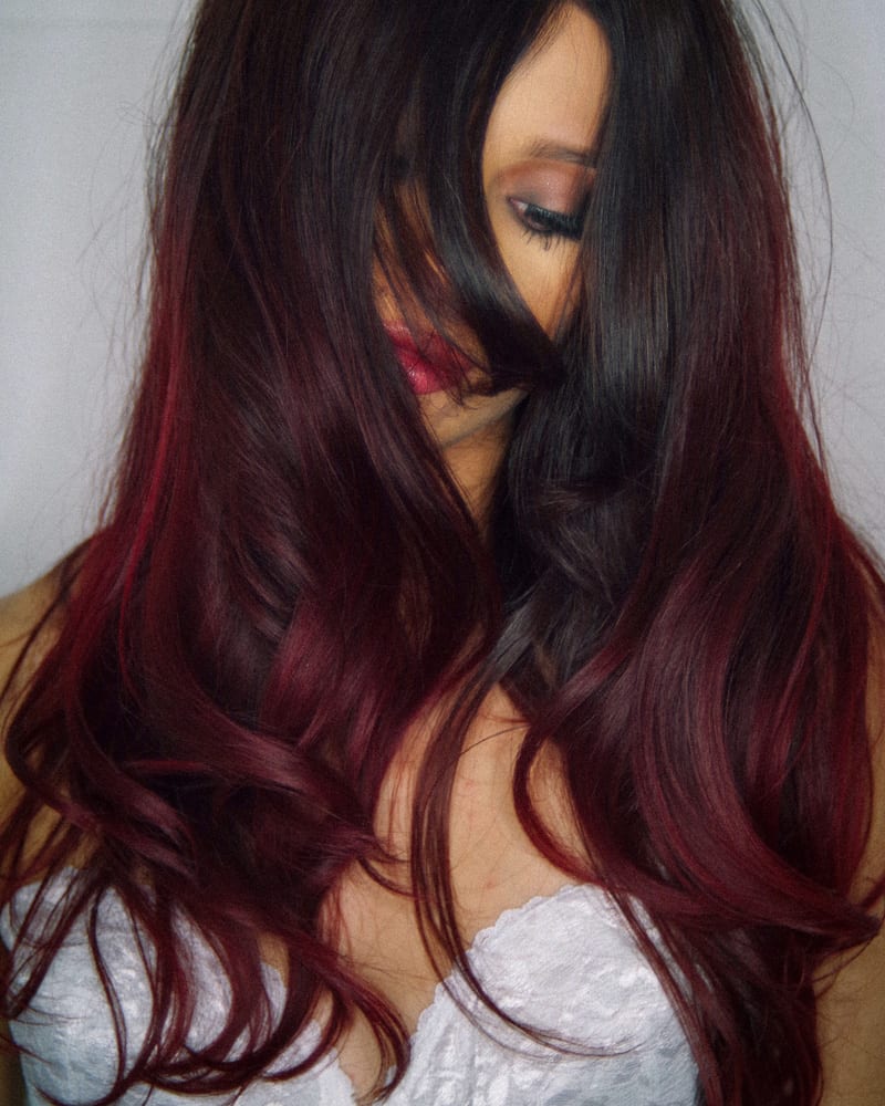 Pravana Rachel's Black and Red Ombré