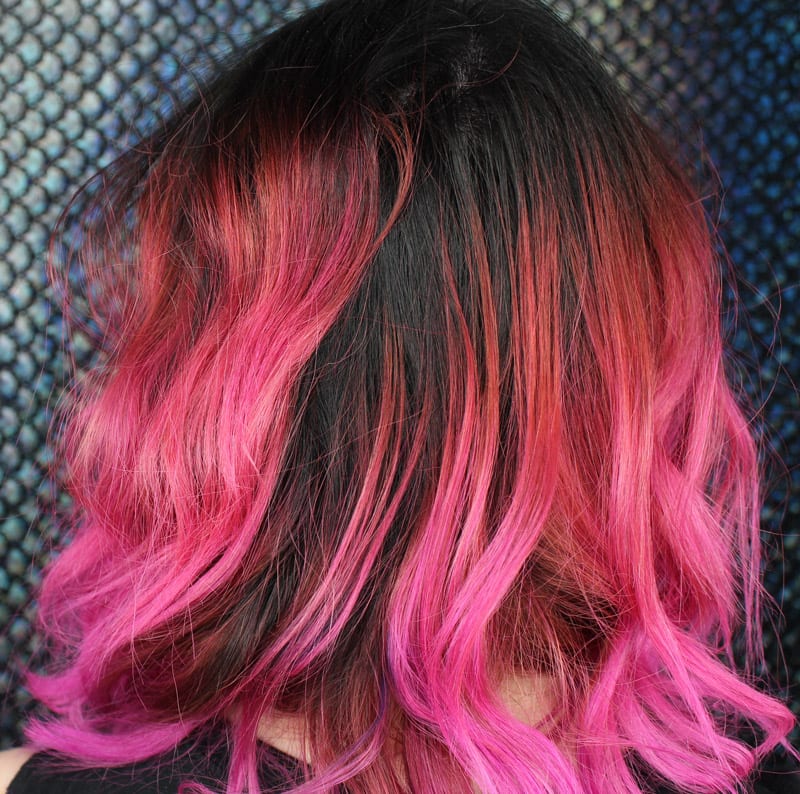 Hot Pink Hair for Spring