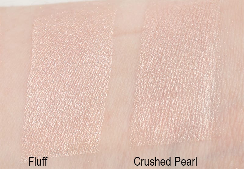 Anastasia Beverly Hills Crushed Pearl Dupe Silk Naturals Fluff Swatches
