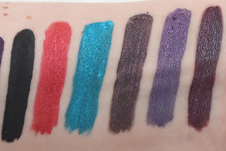 Top 10 Indie Lipstick Brands - Swatches on Pale Skin