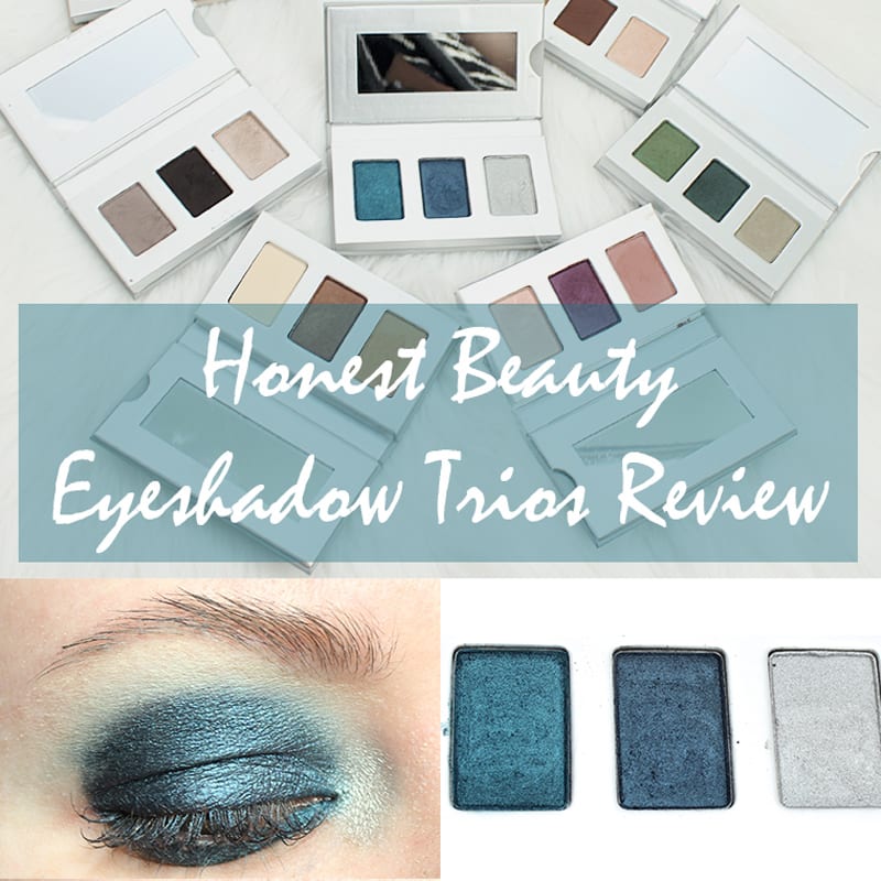 Honest Beauty Eyeshadow Trios Review