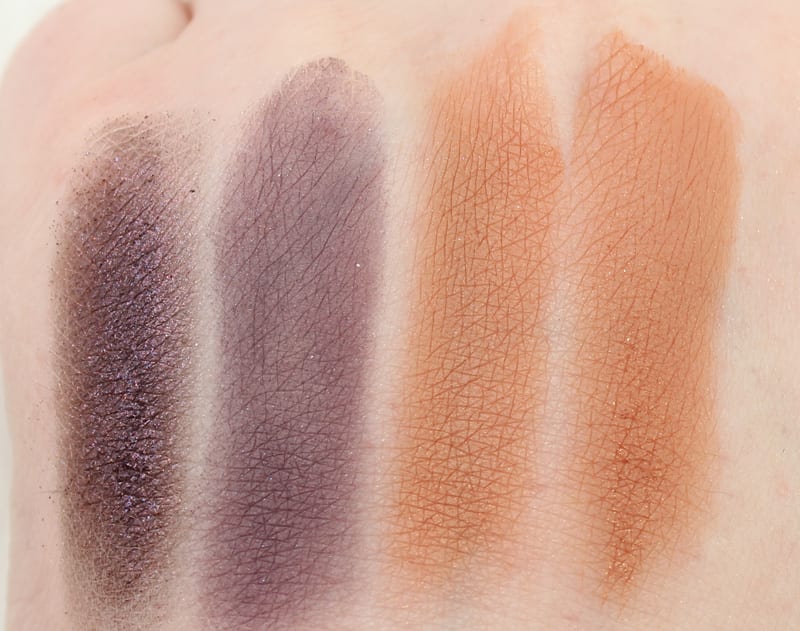 Urban Decay Uncut - Gone Mad - Riff - Dormouse swatches