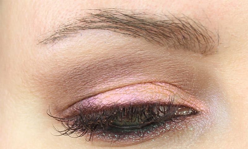 Wearing Urban Decay Fireball, Laced, Punk, and Solstice Eyeshadows