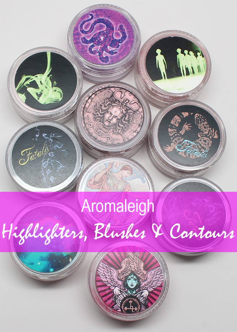 Aromaleigh Highlighters, Blushes and Contours