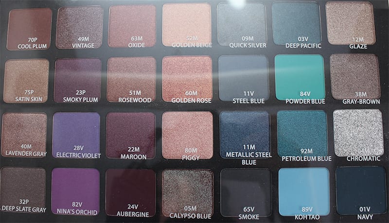 Natasha Denona 28 Purple Blue Eyeshadow Palette video swatches review