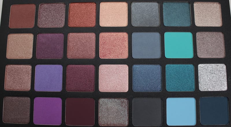 Natasha Denona 28 Purple Blue Eyeshadow Palette video swatches review