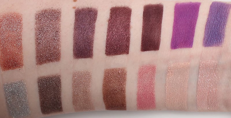 Natasha Denona 28 Purple Blue Eyeshadow Palette video swatches review